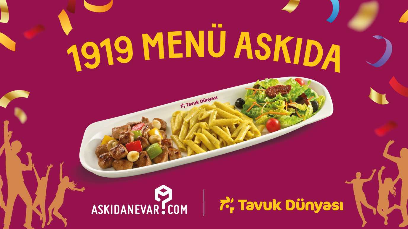 Tavuk Dünyası 19 Mayıs’ta Öğrencilere 1919 Menü Desteğini Sürdürüyor