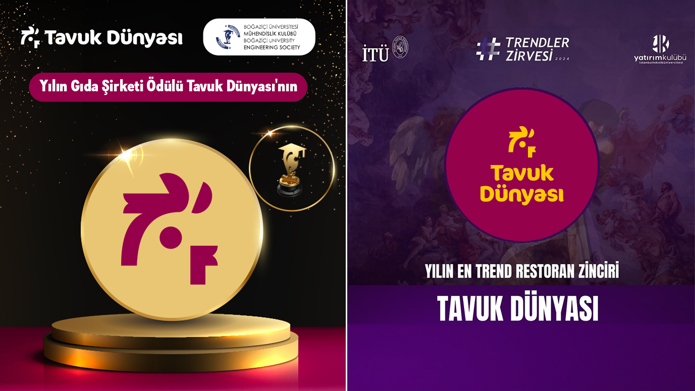 Tavuk Dünyası'na Boğaziçi Üniversitesi ve İTÜ’den İki Ödül