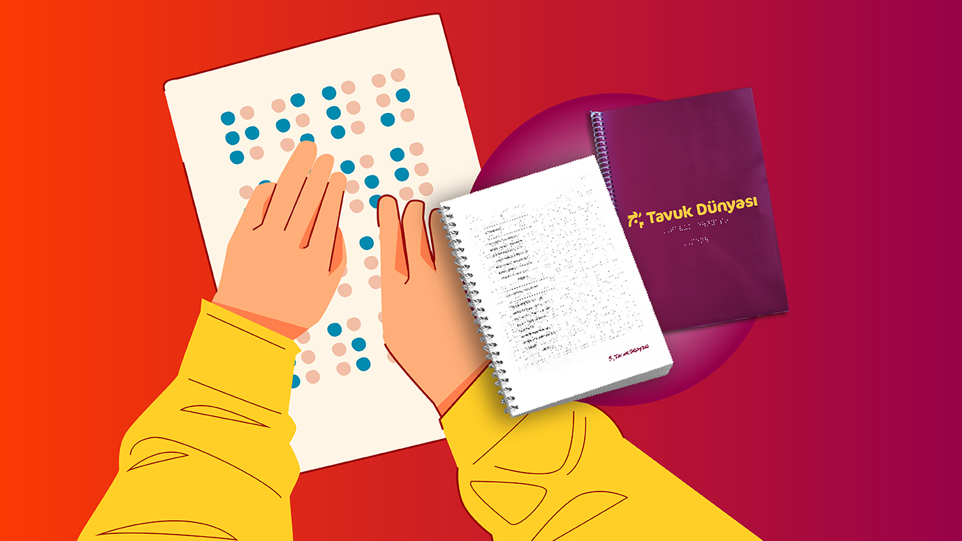 Tavuk Dünyası’ndan Görme Engelli Misafirlerimiz İçin Braille Alfabeli Menü