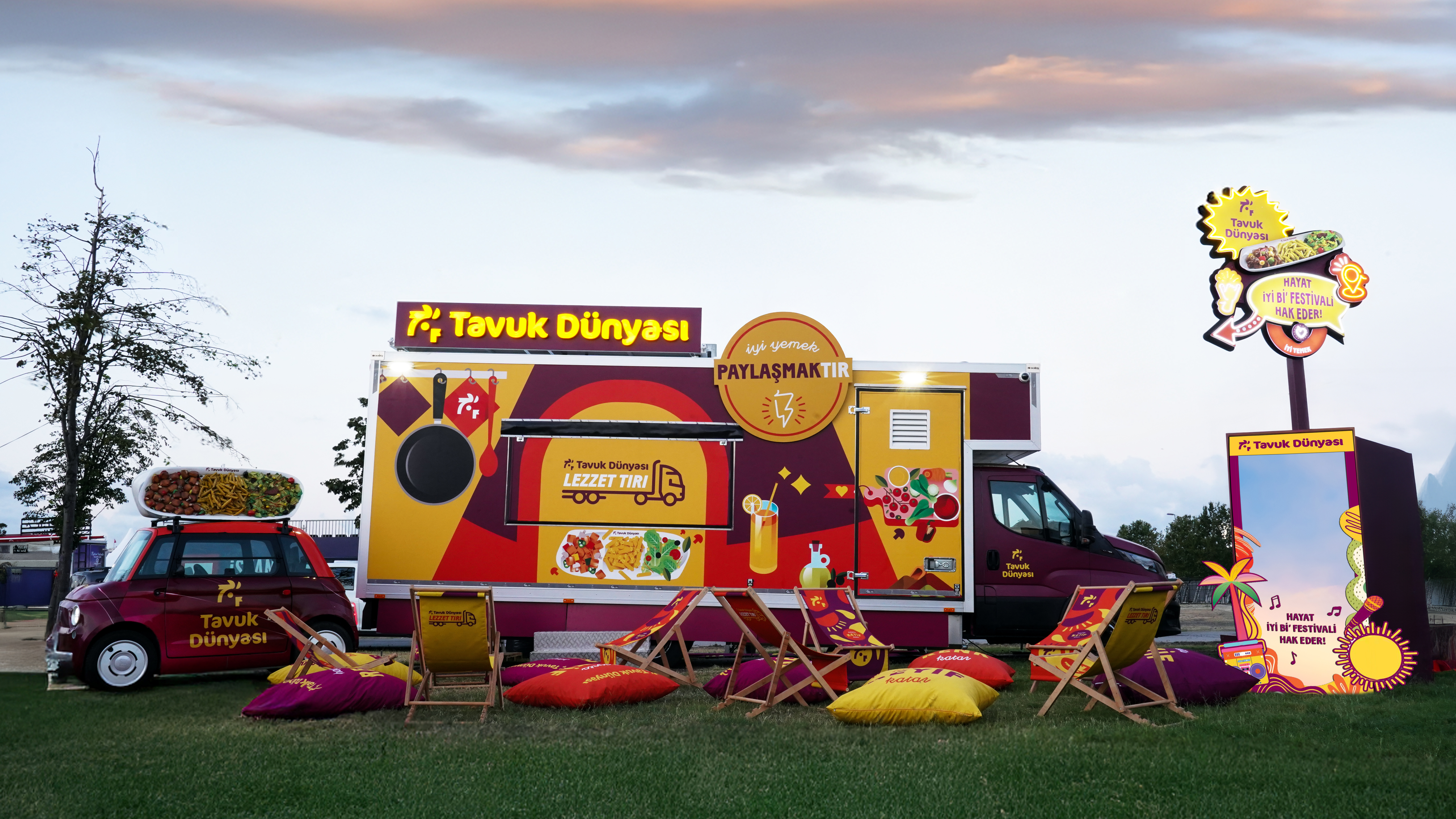 Tavuk Dünyası Lezzet Tırı, Festivallerde Binlerce Kişiyle Buluştu!